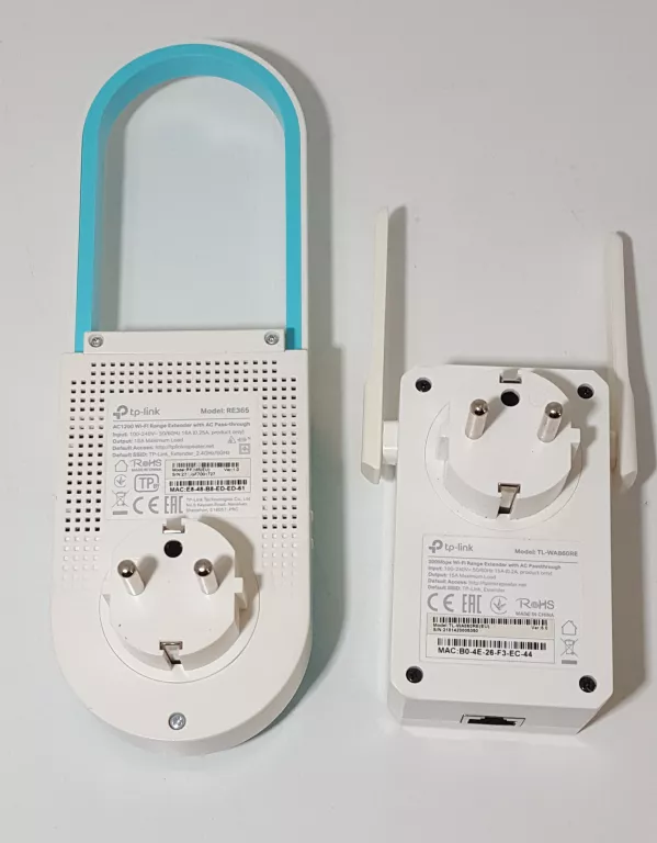 WZMACNIACZ WIFI TP-LINK TL-WA860RE + TP-LINK RE365