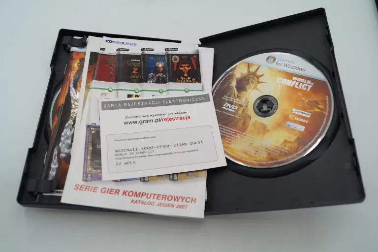 GRA PC WORLD IN CONFLICT PL/PŁYTY BEZ RYS