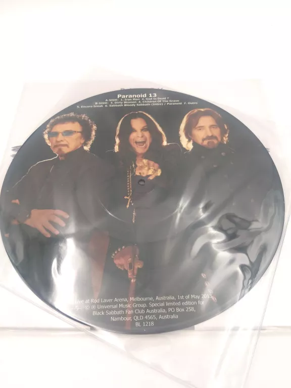 BLACK SABBATH – PARANOID 13 # PICTURE DISC LIMITED