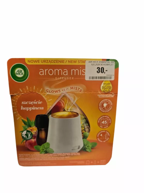 AIR WICK ESSENTIAL MIST SZCZĘŚCIE KOMPLET URZĄDZENIE I WKŁAD