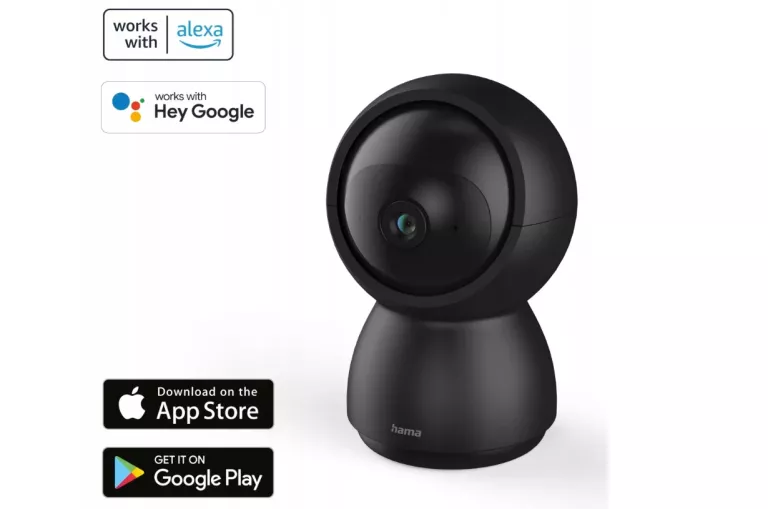 OBROTOWA KAMERA WEWNĘTRZNA HAMA 00176613 1080P WLAN