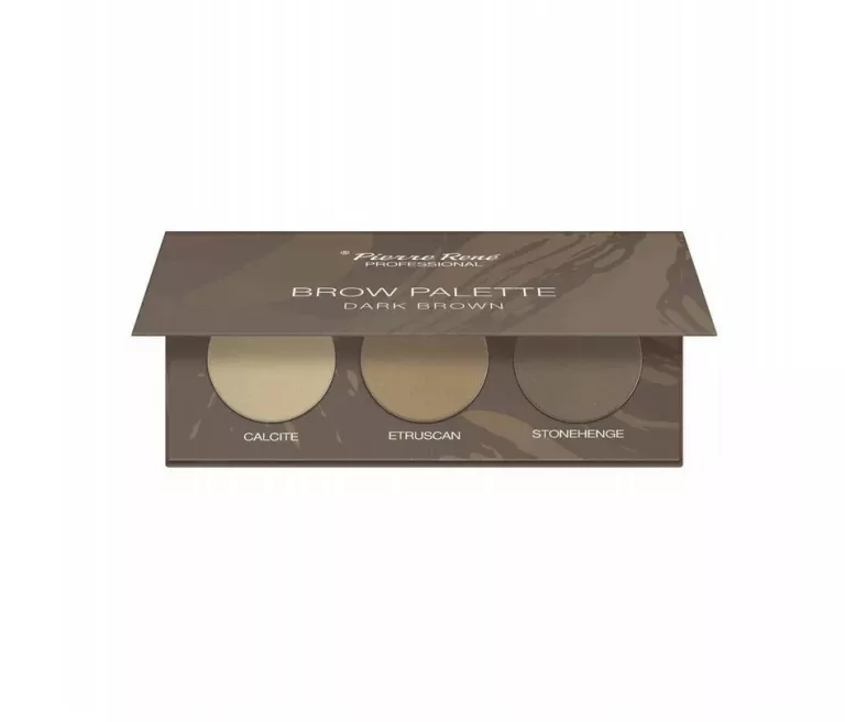 PIERRE RENE PALETA CIENI DO BRWI 02 DARK BROWN