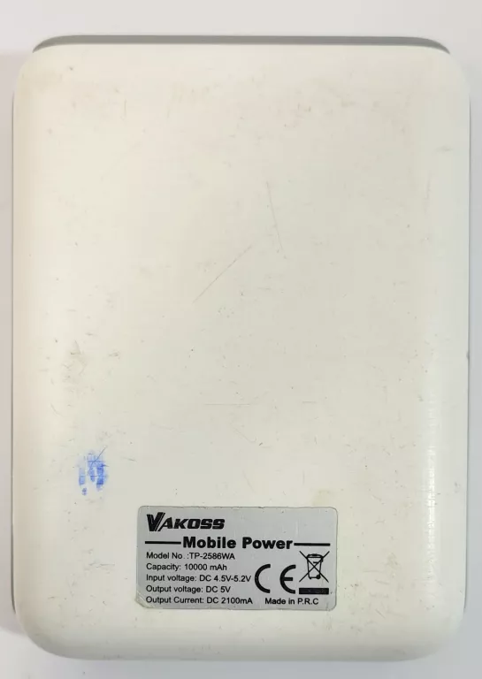 POWERBANK VAKOSS TP-2586WA 10000MAH