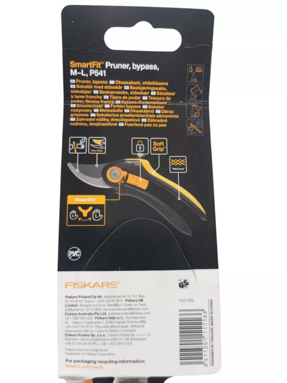 FISKARS P541 SEKATOR OGRODOWY NOZYCE SMARTFIT 1057169