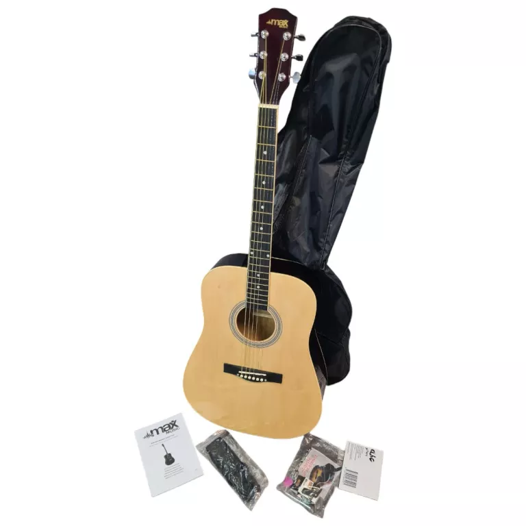 GITARA AKUSTYCZNA MAX MUSIC SOLOJAM WESTERN GUITAR PACK