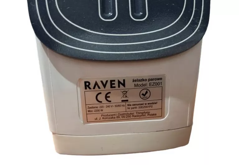 ŻELAZKO RAVEN EZ001