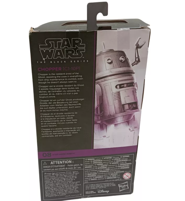 STAR WARS REBELS FIGURKA CHOPPER (C1-10P) 15 CM F7030 HASBRO BLACK