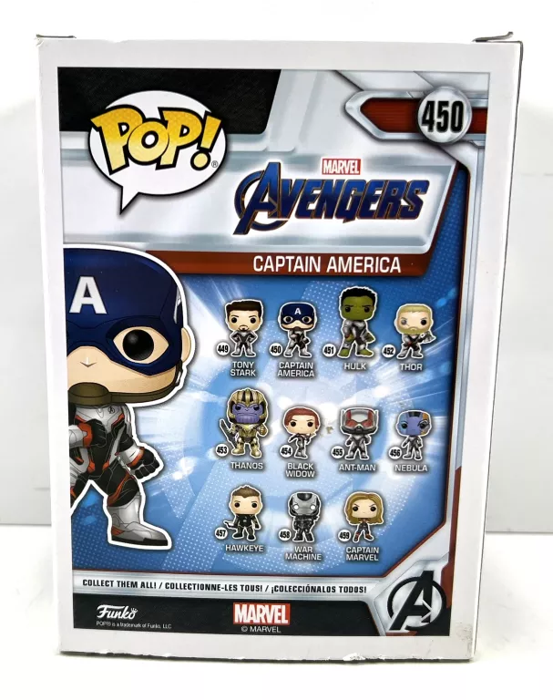FIGURKA FUNKO POP AVENGERS: ENDGAME 450 CAPTAIN AMERICA