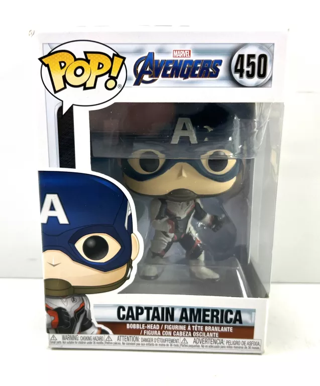 FIGURKA FUNKO POP AVENGERS: ENDGAME 450 CAPTAIN AMERICA