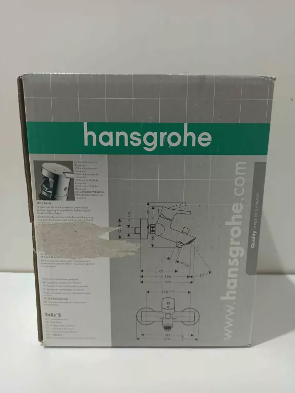 BATERIA WANNOWA HANSGROHE TALIS S 72400000