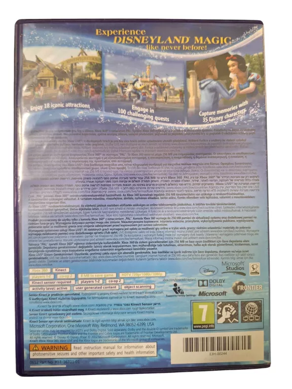 GRA XBOX 360 DISNEYLAND ADVENTURES