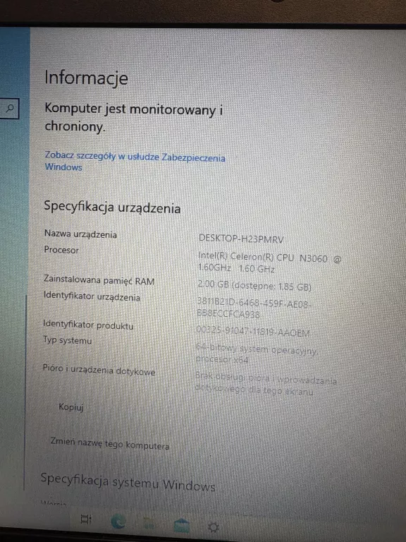 LAPTOP LENOVO IDEAPAD 100S