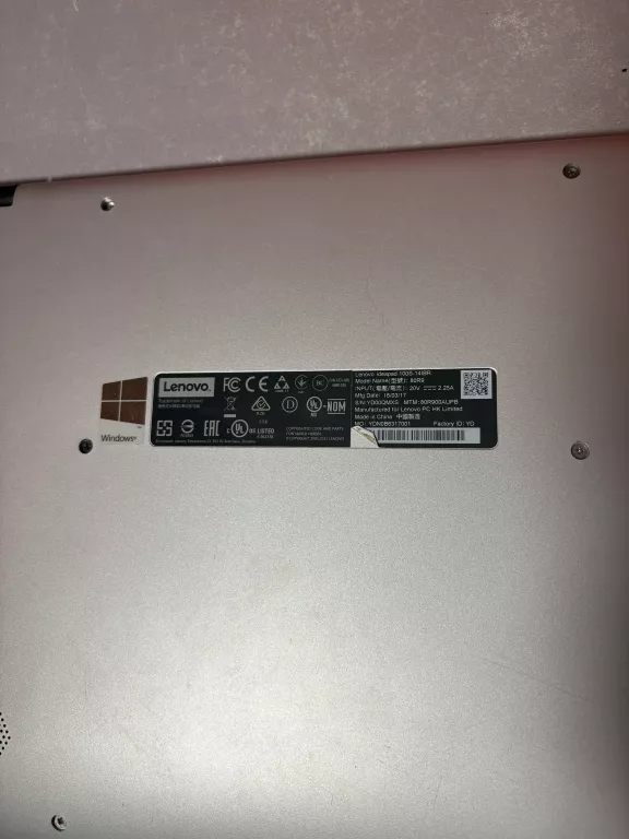 LAPTOP LENOVO IDEAPAD 100S