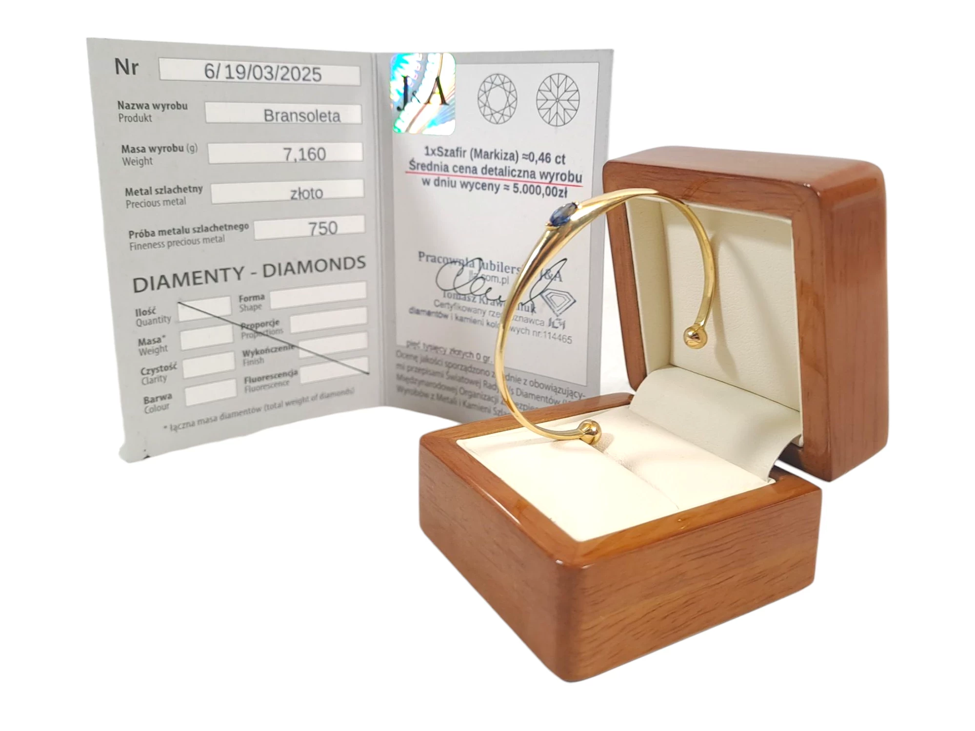 zlota-bransoletka-z-szafirem-046ct-pr750-718g-stan-11323-2