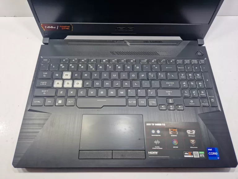 LAPTOP ASUS TUF GAMING F 15 I7-11TH 16GB RTX 3050TI + GWARANCJA