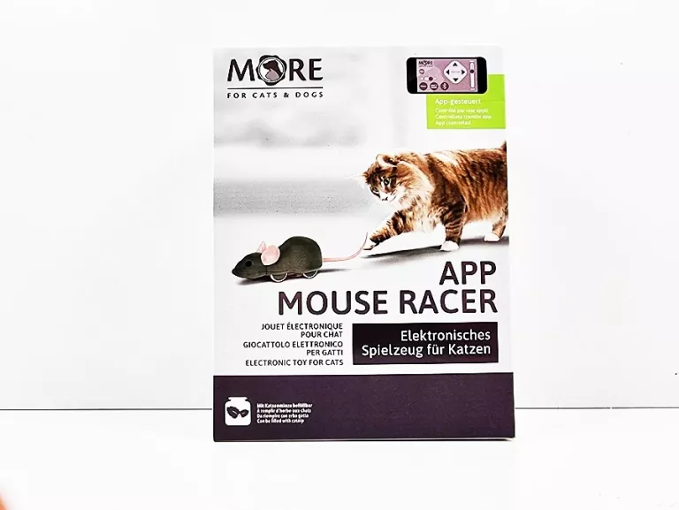 MORE - MOUSE RACER - ZABAWKA DLA KOTA STEROWANA APLIKACJĄ