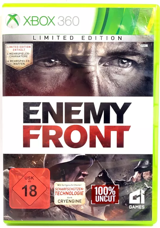 GRA XBOX 360 ENEMY FRONT XBOX 360