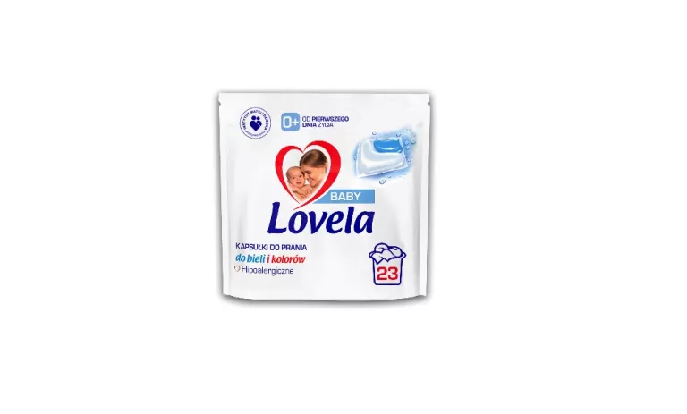 KAPSUŁKI DO PRANIA KOLOROWEGO I BIAŁEGO LOVELA 23 SZTUKI