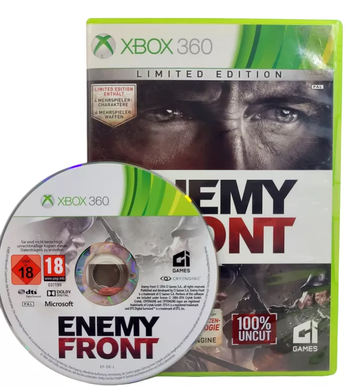 GRA XBOX 360 ENEMY FRONT XBOX 360