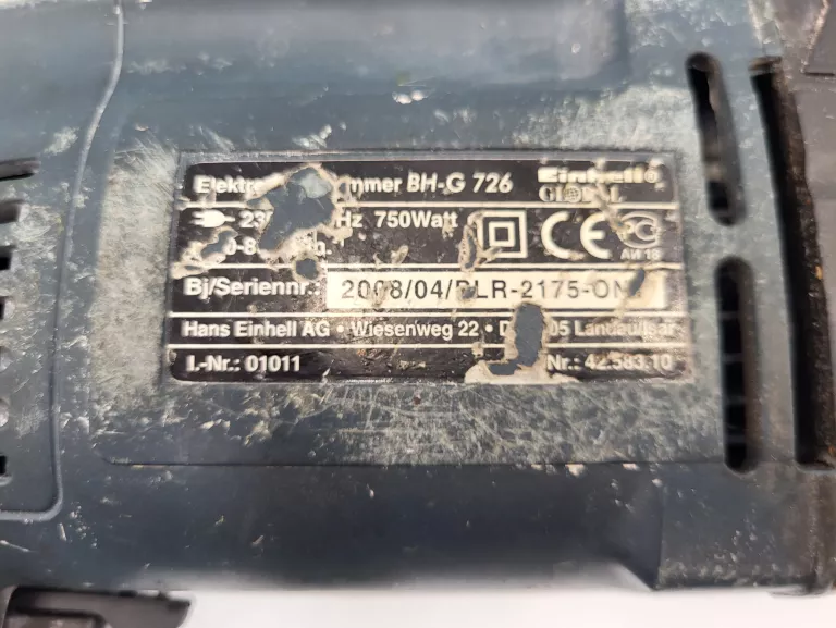 MŁOTOWIERTARKA EINHELL BH-G 726 750W 230V
