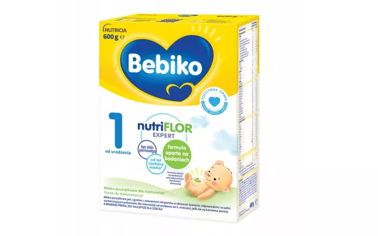 BEBIKO 1 MLEKO POCZĄTKOWE DLA NIEMOWLĄT OD URODZENIA, 600G