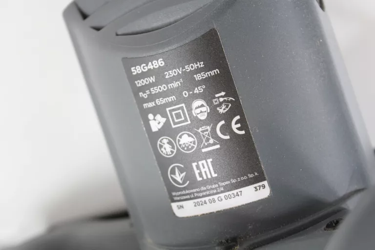 PILARKA TARCZOWA 1200W GRAPHITE 58G486 185MM