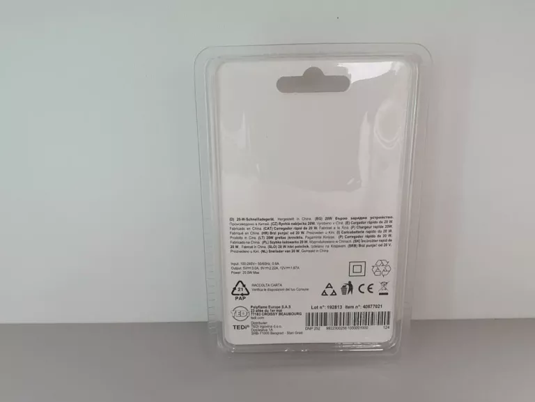 ŁADOWARKA USB-C TEDI 20 W 3,0 A