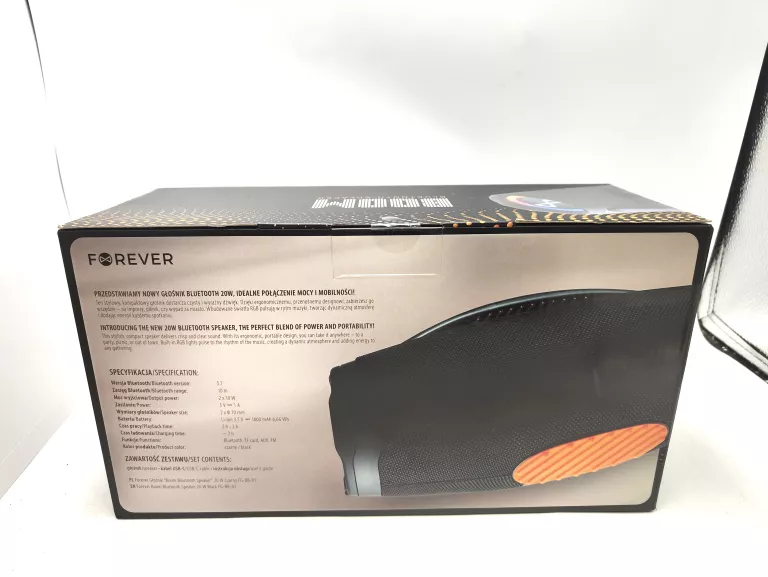 GŁOŚNIK FOREVER BOOM 20W