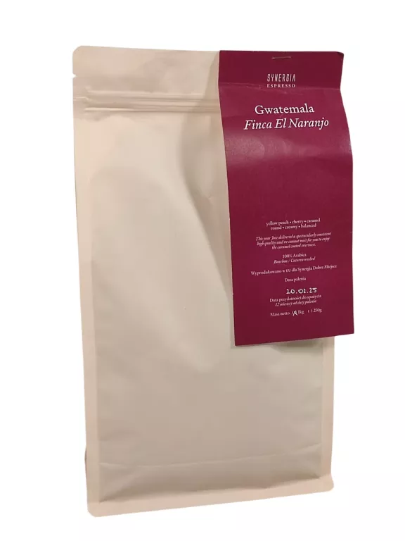 KAWA ZIARNISTA SYNERGIA - GWATEMALA EL NARANJO KAWA DO ESPRESSO C22 - 1KG
