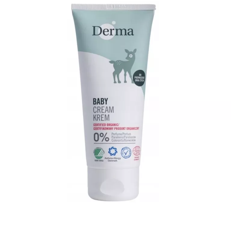 DERMA ECO BABY KREM PIELĘGNACYJNY, WRAŻLIWA SKÓRA DZIECI I NIEMOWLĄT 100ML