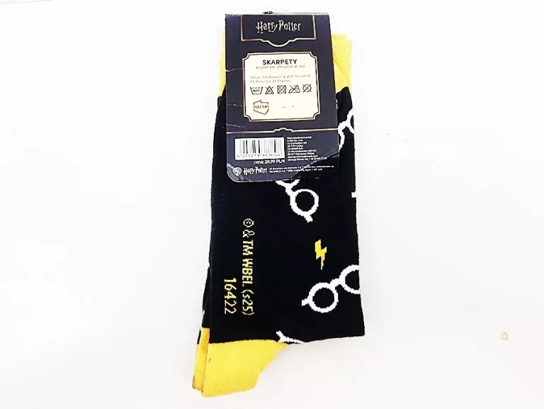 SKARPETKI MĘSKIE HARRY POTTER - OKULARY (ROZMIAR UNIWERSALNY)