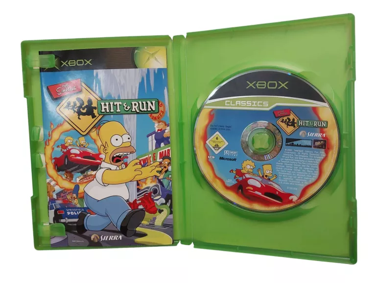 GRA XBOX CLASSICS THE SIMPSONS HIT&RUN