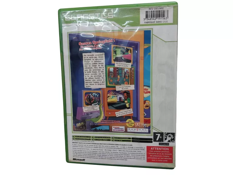 GRA XBOX CLASSICS THE SIMPSONS HIT&RUN