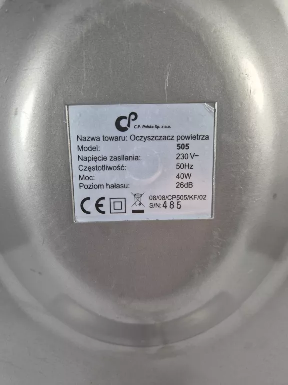 OCZYSZCZACZ POWIETRZA CLIMATIC 505