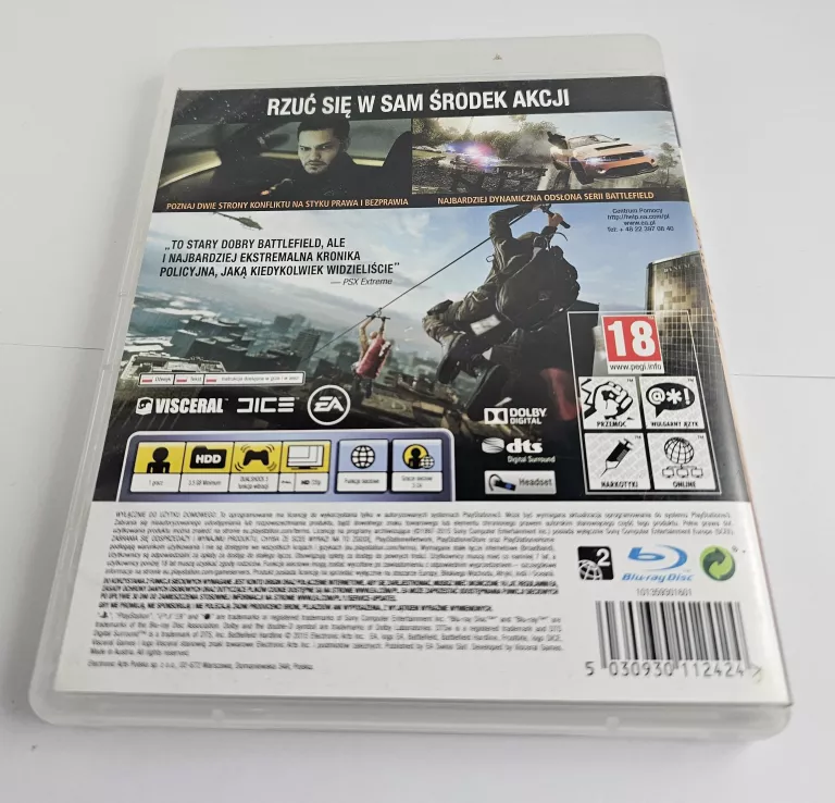 GRA PS3 BATTLEFIELD HARDLINE PL