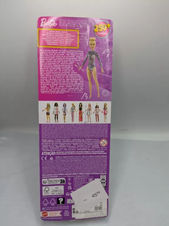 LALKA BARBIE GIMNASTYCZKA GTW37