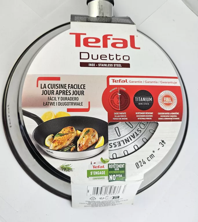 PATELNIA TEFAL DUETTO 24CM