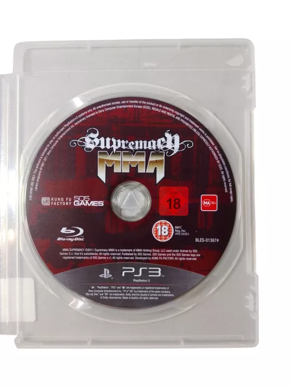 GRA PS3 SUPREMACY MMA