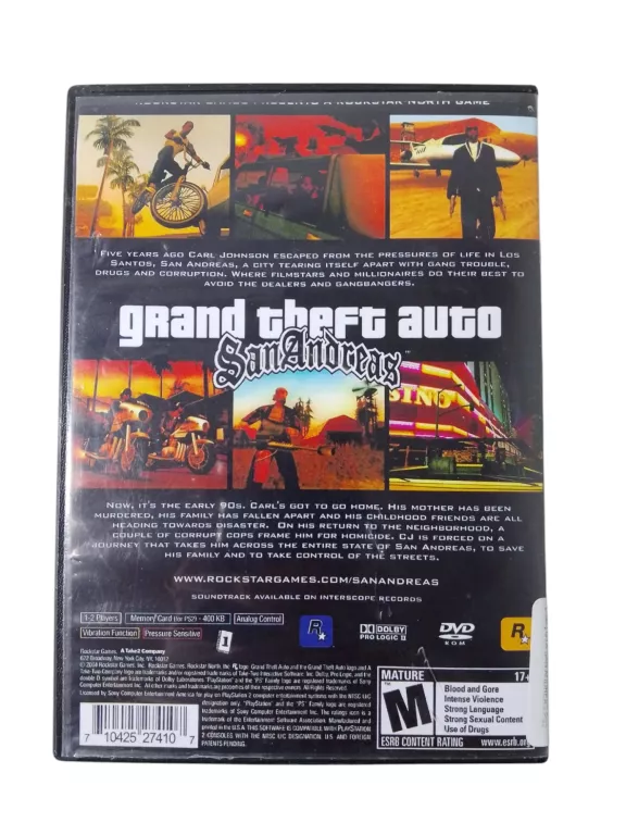 GTA SAN ANDREAS PS2
