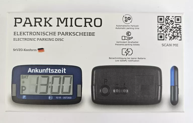 ZEGAREK SAMOCHODOWY NA SZYBĘ NEEDIT PARK MICRO