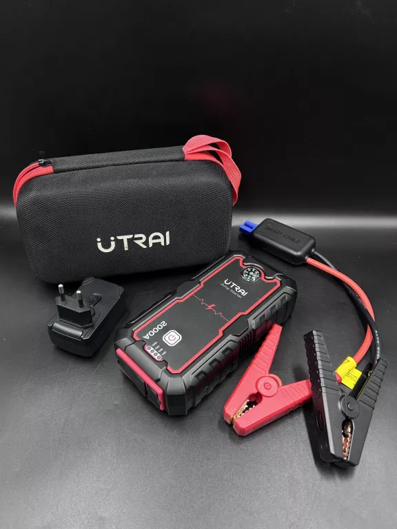 URZĄDZENIE ROZRUCHOWE UTRAI 12V 2000A POWERBANK DO SAMOCHODU JUMP STARTER