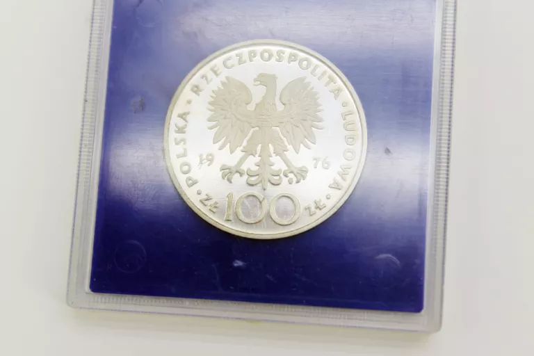 MONETA 100 ZŁ TADEUSZ KOŚCIUSZKO 1976 R AG