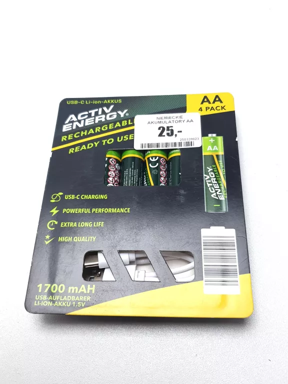 AKUMULATORY AA ENERGY PLUS 2500MAH 4SZT