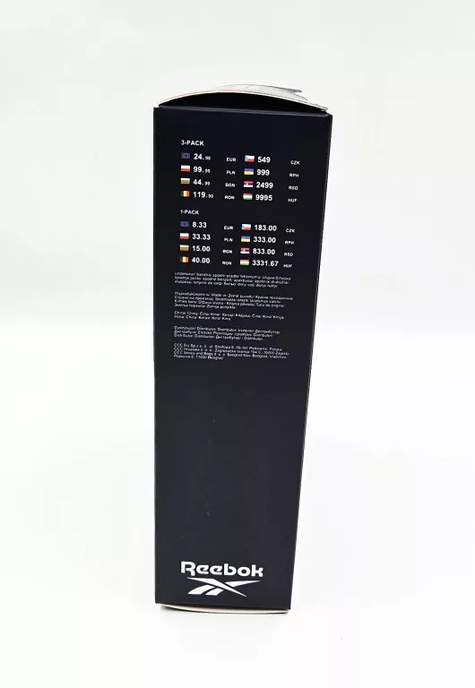 ZESTAW BOKSEREK MĘSKICH REEBOK / GRANATOWE, SZARE, NIEBIESKIE / ROZMIAR S