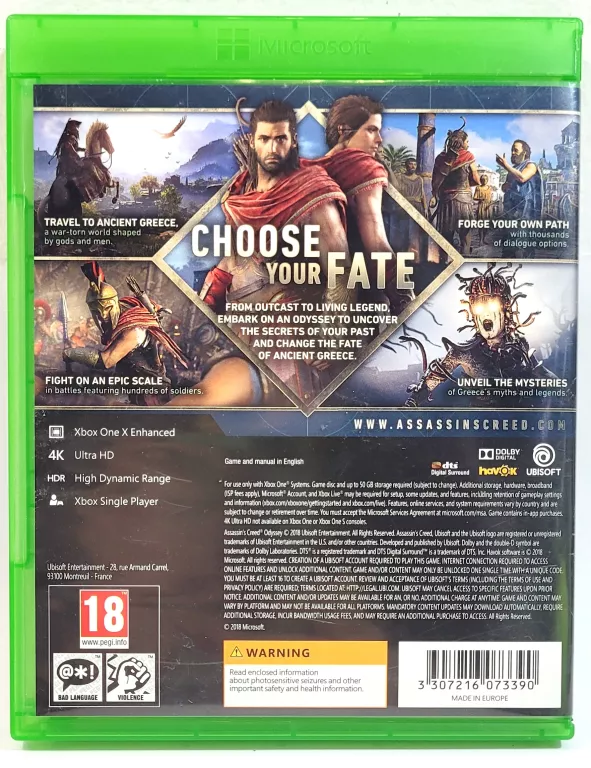 GRA XBOX ONE ASSASSIN'S CREED ODYSSEY