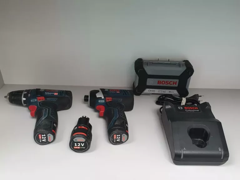 ZESTAW WKRĘTAREK BOSCH GDR 12V + GSR 12V