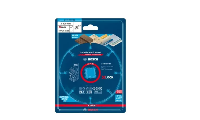 BOSCH TARCZA TNĄCA 125 CARBIDE MULTI WHEEL X-LOCK