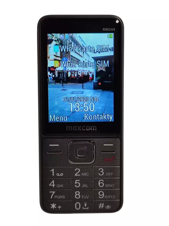 TELEFON MAXCOM MM244 2,80" 1000 MAH 4G LTE DUAL SIM - WYPALONE PIKSELE