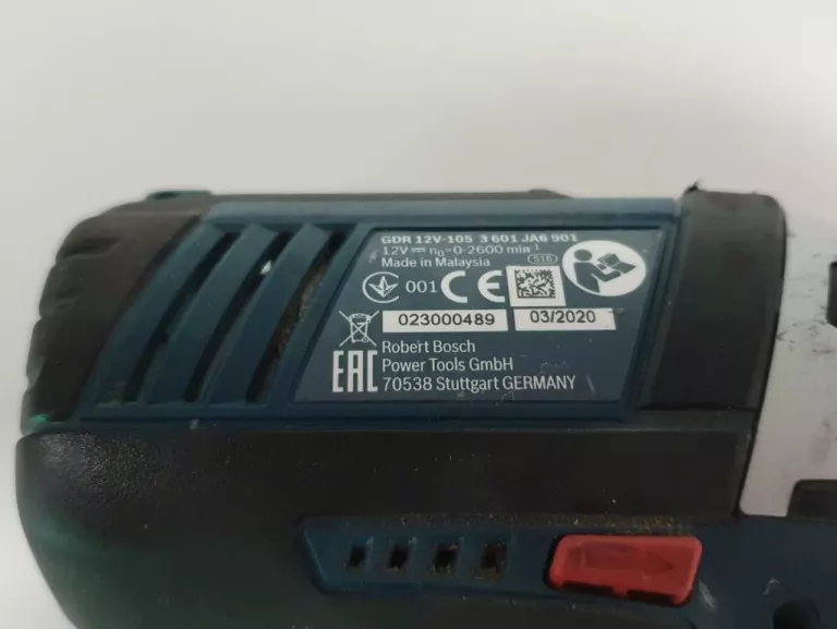 ZESTAW WKRĘTAREK BOSCH GDR 12V + GSR 12V