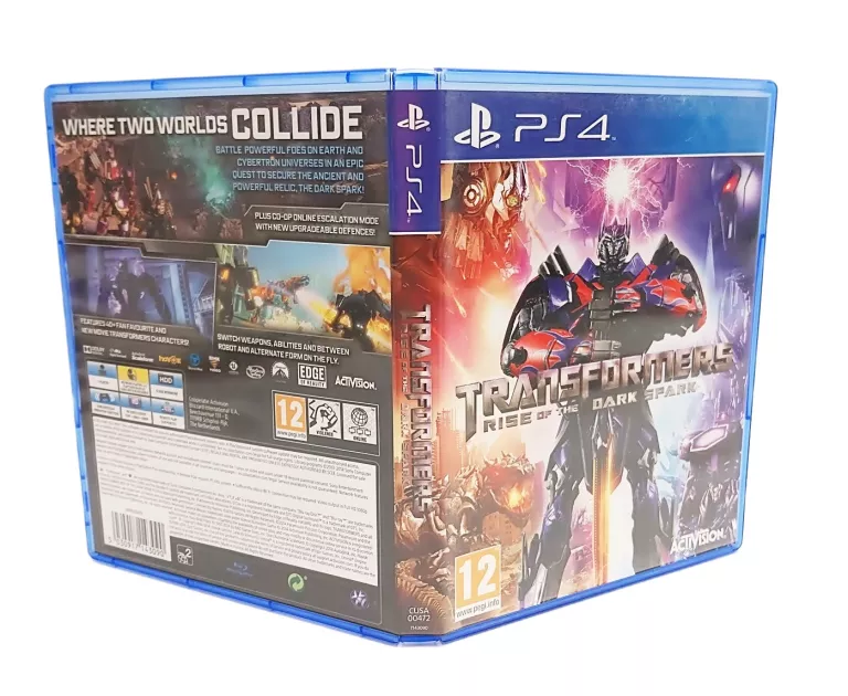 GRA PS4: TRANSFORMERS RISE OF THE DARK SPARK